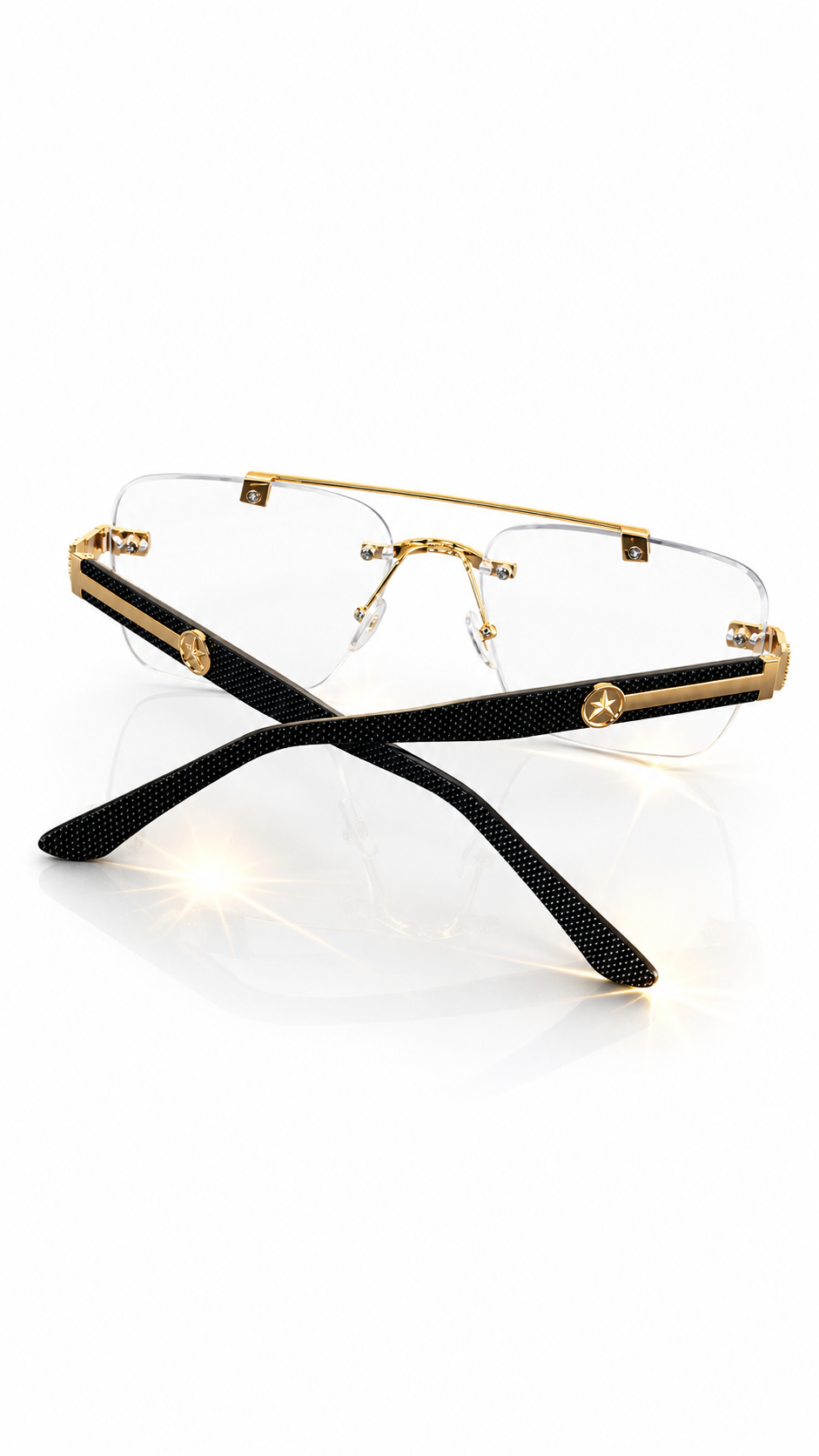 Monarch Luxe UV Square Glasses