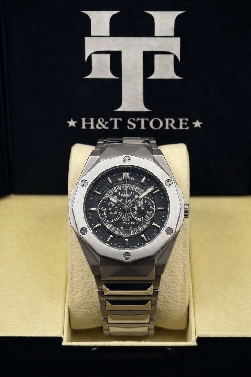 Diamond Bezel Chrono Watch