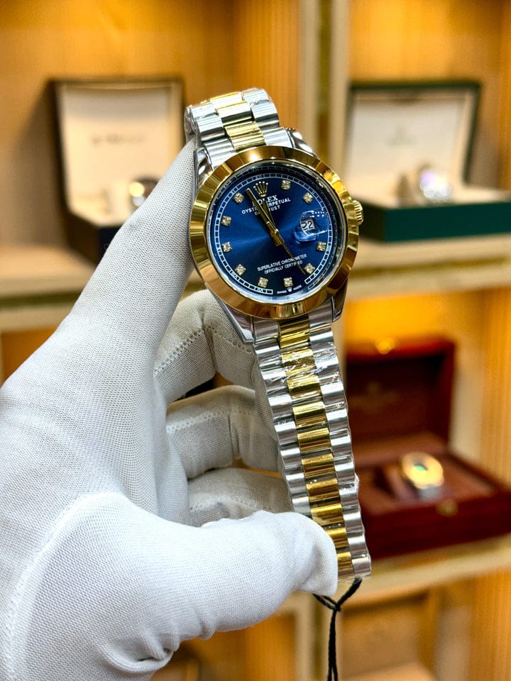 Rolex Plain Dial Two Tone