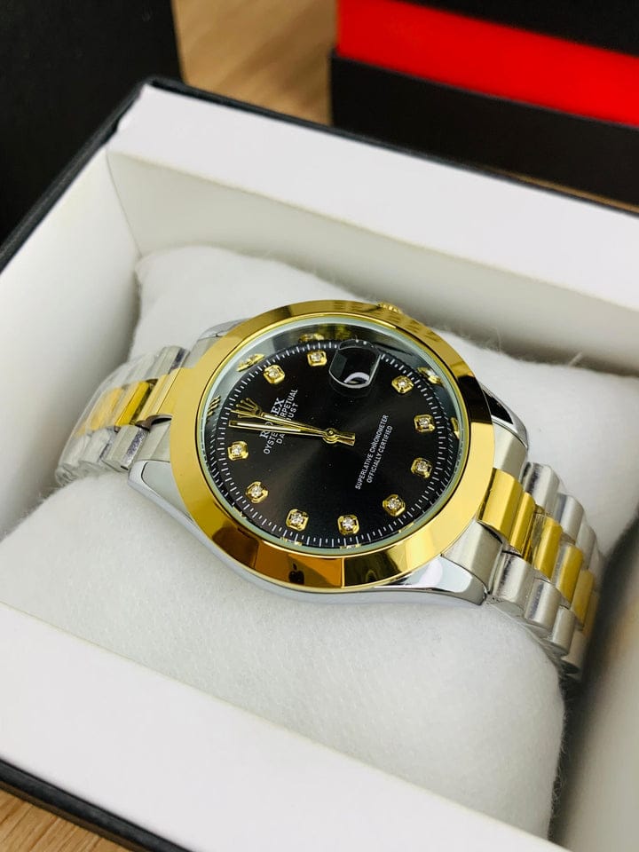 Rolex Plain Dial Two Tone