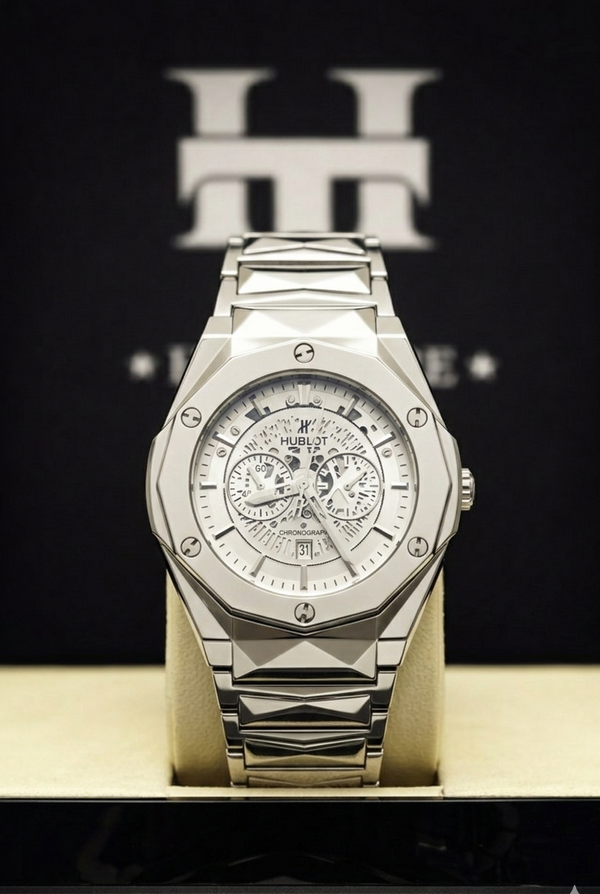 Diamond Bezel Chrono Watch